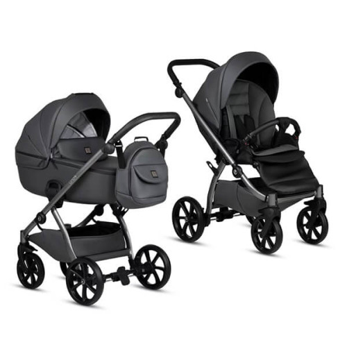 Універсальна коляска 2 в 1 Tutis Uno5 plus Leather Licorice